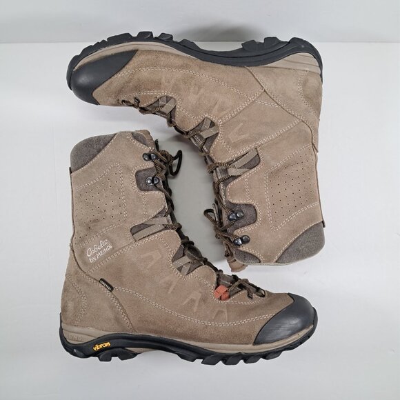 Cabelas by Meindl Boots Women US 10 Goretex Leather Tan Outdoor Insulated Pflege - Picture 3 of 15